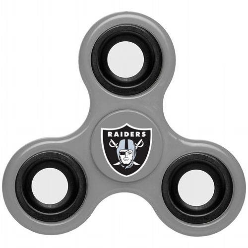 NFL Oakland Raiders 3 Way Fidget Spinner G2 - Click Image to Close